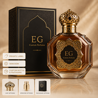 Parfum arabe de luxe personnalisé de haute qualité de Dubaï, marque privée, Oud, Ambre, Musc, Fragrance OEM ODM, Flacon de parfum de luxe longue durée avec bouchon