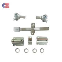 Kit de verrous de conteneur en acier forgé robuste, quincaillerie de porte de remplacement universelle pour conteneurs maritimes et camions