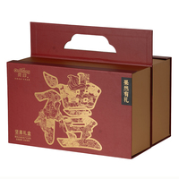 Boîtes cadeaux de luxe personnalisées de Noël noix de cajou truffe chocolat boîte pliable en carton magnétique en relief boîte d'emballage alimentaire en papier
