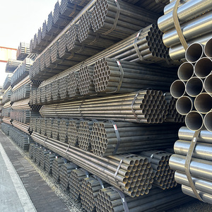 ราคาโรงงาน ท่อเหล็กคาร์บอนสีดำ ASTM A106 A53 มาตรฐาน API รุ่น Q235 รีดร้อน ทรงกลม เชื่อม LSAW <span class=keywords><strong>ERU</strong></span> ท่อเหล็ก 5.8ม. 6ม. 12ม. - Product Image 2