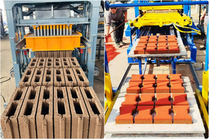 QT4-15 hoàn toàn tự động xi măng Máy làm gạch bê tông lát khối rỗng Khối Máy đa chức năng Brazil - Product Image 5