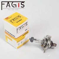 Bombilla halógena automotriz H4, lámpara halógena HB2 de 12V, 100/90W, P43T, luz blanca cálida, 9003 más concentrada