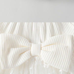 Robe de baptême blanche d'été avec bandeau en dentelle pour filles de 0 à 18 mois, tenue de fête d'anniversaire pour bébé, comprend 2 pièces écologiques - Product Image 4