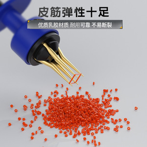 Pelotas de Goma Elásticas con Forma de Gusano Rojo, Accesorios de Pesca para Peces de Agua Dulce - Product Image 5
