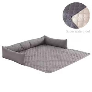 Personalizado impermeable plegable Color sólido perro cubierta cama esquina sofá coche maletero Mat mascota cálido dormir lavable camas para mascotas - Product Image 2