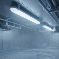 Luminaire LED étanche UL DLC 40W, connectable, résistant aux intempéries, IP65, éclairage pour environnements humides, pour la transformation alimentaire et les entrepôts frigorifiques