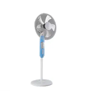 Fabrika doğrudan satış güneş enerjisi LED ışık kontrol güçlü standı Fan taşınabilir elektrik ayakta soğutma fanı