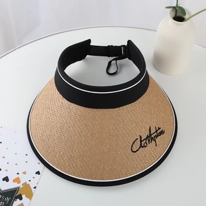 Women's Summer <b>Visor</b> Hat Khaki Ice Silk Breathable Sun Protection Outdoor Cycling Adult - Product Image 1