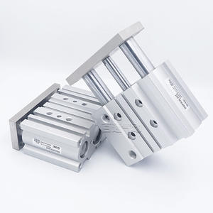 Cylindre à piston à tige de guidage triaxiale de type SMC, roulement en acier pour pneumatique, différentes tailles - Product Image 2