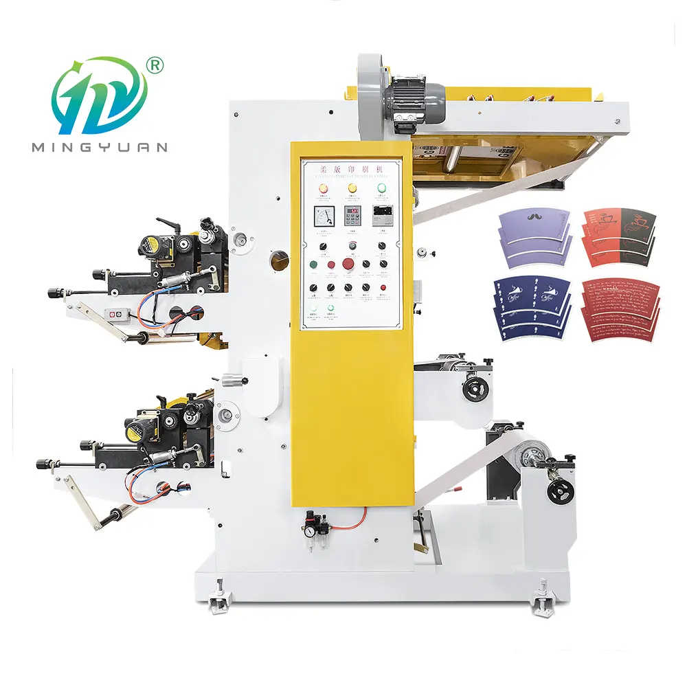 Máquina De Impressão De Rolo Flexo Estrutura Requintada Fabricação Saco Não Tecido De 4 Cores Que Faz A Máquina Tipografia Automática 3 Anos