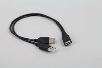 Câble de séparation 2-en-1 y usb mâle vers femelle, pour clavier et souris, pcs, adaptateur usb