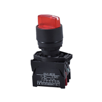 Interrupteur à bouton-poussoir momentané en plastique de 22 mm, 1NO1NC, 10A, IP65, étanche, pour boîte de démarrage de pompe