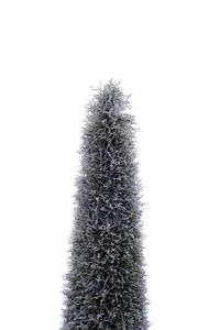 Árbol de plástico artificial en forma de cono Flocado de 1,3 metros de altura al por mayor para la decoración interior y exterior del hogar - Product Image 2