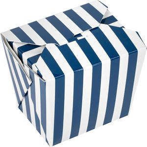 B799 contenitori per alimenti sfusi scatole di Noodle da <span class=keywords><strong>asporto</strong></span> carta usa e getta a righe togliere il rettangolo cibi caldi e freddi scatola di Noodle da <span class=keywords><strong>asporto</strong></span> - Product Image 4