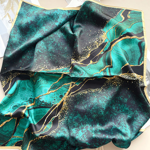Women's 100% Pure Mulberry Silk <b>Square</b> <b>Scarf</b> (70x70cm) - Soft Luxury Neck <b>Scarf</b> for Spring & Autumn - Product Image 4