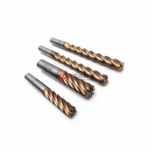 Offre Spéciale R4x60L boule nez <span class=keywords><strong>fraise</strong></span> en bout YG8 pointes en carbure de tungstène 8mm diamètre 55HRC 4 cannelures Altisin revêtement ODM OEM personnalisé - Product Image 1