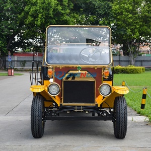 Voiture électrique rétro classique vintage Zhenda, nouveau prix d'usine, moteur 4000W, structure en acier, couleur personnalisable, réutilisable pour le tourisme - Product Image 2