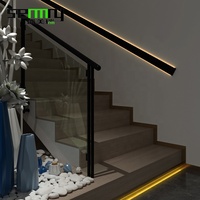 Lampes de sol LED modernes étanches, éclairage mural, plinthes LED en aluminium, bel éclairage LED pour la maison et le bureau