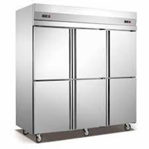 Congélateur vertical commercial SPM Réfrigérateur 6 portes en acier inoxydable - Product Image 3