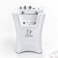Baignoire de toilettage pour grands chiens Dpbathe, surface antidérapante pour la sécurité des animaux pendant le toilettage