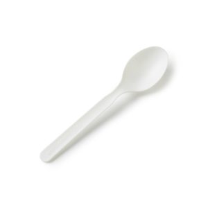 Cuillères, fourchettes et couteaux jetables compostables en CPLA pour desserts d'anniversaire, ustensiles biodégradables pour fêtes de famille avec logo - Product Image 1