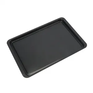 Bandeja para <span class=keywords><strong>Pizza</strong></span> de plato hondo redondo de aluminio con revestimiento antiadherente, platos y sartenes para horno, utensilios de cocina - Product Image 2