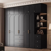 Armoire vintage en chêne français massif, grande capacité de rangement, pour hôtel et maison