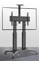 En Alliage d'aluminium NB AVF1800-70-1P TV Mobile Panier Livraison De Levage 65 "-85" LED LCD Plasma TV Chariot Stand Avec Plateau AV Caméra Titulaire