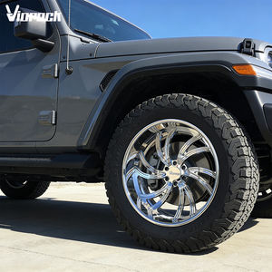 Jantes de camion forgées en alliage d'aluminium Viorock personnalisées 24x12 24x14 26x14 26x16 20x12 20x14 pouces 6x135 adaptées aux <span class=keywords><strong>PLAGUE</strong></span> DR GMC DENI - Product Image 1