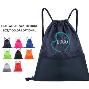 Kordel zug Rucksack mit individuell bedruckten Logo Sac De Voyage Sport Rucksack Mochila Escolar Basketball Rucksack Draw String Taschen