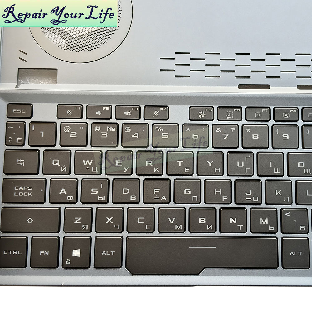 Black New UA Laptop Keyboard for Asus Rog Zephyrus Duo 15