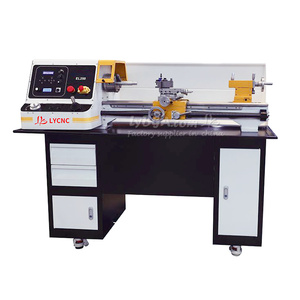 Torno CNC Automático de Precisão para Metal LY EL300-750mm EL250-550mm Máquina de Gravação, Corte e Fresagem com Base - Product Image 1