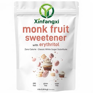 Erythritol Monk Fruit 1:1 Sostituto dello <span class=keywords><strong>Zucchero</strong></span> per Pasticceria e Dolciumi, Zero GI, Keto-Friendly, Dolcificante Monk Fruit OEM - Product Image 1