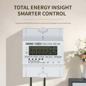 Tomzn DDS238-4 W L + L 110/220V 100A Bi-directional năng lượng hoạt động đo RS485 fm2s 3 dây giai đoạn Điện áp tần số L1/L2 hiện tại - Product Image 2