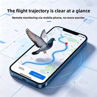 Mini traceur GPS en temps réel pour oiseaux, Bluetooth, étanche IP67, bague pour pigeon avec système d'exploitation Android, positionnement Baidu Maps, écran OLED
