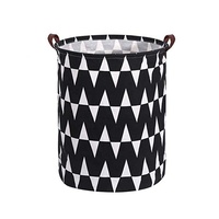 Vente en gros pliable écologique grand panier à linge domestique tigre enfants organisateur avec sac d'opp durable