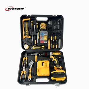 <span class=keywords><strong>Set</strong></span> obeng listrik tanpa kabel, Kit peralatan Multi alat bor dampak dengan Rig daya listrik - Product Image 1