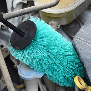 Brosses de <span class=keywords><strong>lavage</strong></span> de voiture pour le nettoyage des roues, brosse <span class=keywords><strong>à</strong></span> pneus de voiture, brosse de nettoyage de jantes de 16 pouces <span class=keywords><strong>à</strong></span> poils longs et souples en plastique pour le détail des roues - Product Image 5