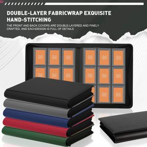 Q Y Unique 12 Set PU Leather Trading Toploader <b>Binder</b> Album Colorful 9-Pockets Book Premium Top Loader <b>Card</b> <b>Binder</b> - Product Image 2