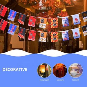 High Quality <b>Fabric</b> Polyester Sublimation Printing Any Size Custom Design <b>Bunting</b> String Banner Japanese Style <b>Bunting</b> Flags - Product Image 6