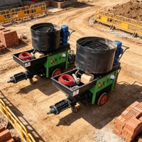Machine professionnelle d'injection de mortier de béton 220V à flux fluide pour applications de réparation