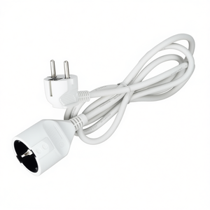 Cable de Extensión de 2 Metros con Enchufe Blanco - Product Image 3