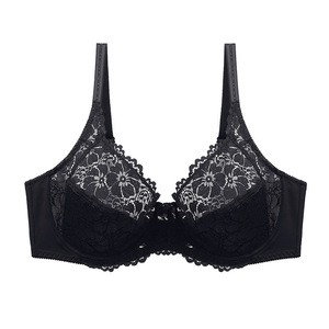 <span class=keywords><strong>Reggiseno</strong></span> <span class=keywords><strong>Minimizer</strong></span> Push-up in Maglia Traspirante con <span class=keywords><strong>Ferretto</strong></span> e Pizzo, Supporto Laterale Regolabile per Donne con Seno Grande - Vendita Diretta dalla Fabbrica - Product Image 4