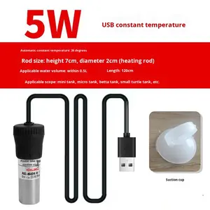 Calentador de Acuario Xilong al por Mayor, Varilla de Calentamiento de Acero Inoxidable a Prueba de Explosiones <span class=keywords><strong>XL</strong></span>-601 <span class=keywords><strong>XL</strong></span>-601A, Tubo de Calentamiento USB - Product Image 6