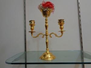 Candelabro de Metal chapado en oro para decoración del hogar, diseño de candelabro para boda, nuevo - Product Image 5