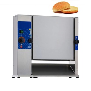 Four à pain à bande transporteuse commercial en acier inoxydable pour hamburgers et pains, four vertical pour restaurants de restauration rapide - Product Image 1