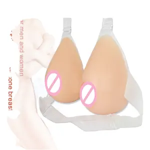 Soft Natural Realistic Sexy Silicone Breast Forms False Artificial Big Boobs Drag Queen