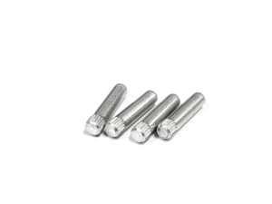 Goupilles de centrage cylindriques moletées en aluminium personnalisables, certifiées ISO, diamètre de tête 5 mm, tête personnalisable - Product Image 3