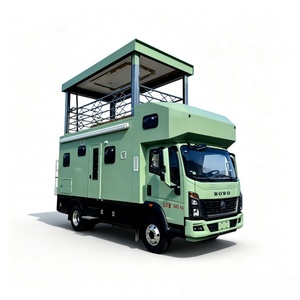Autocaravana <span class=keywords><strong>de</strong></span> <span class=keywords><strong>Lujo</strong></span> Personalizable Sinotruk HOWO Diésel Nueva con Techo Elevable Manual y Mahjong/KTV - Product Image 1