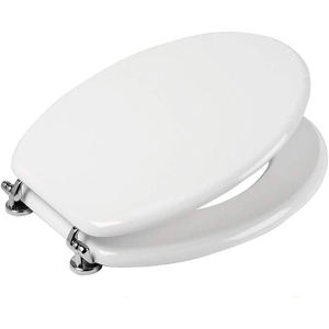 Suministros de baño blanco con asiento lacado universal NANNI - Product Image 3
